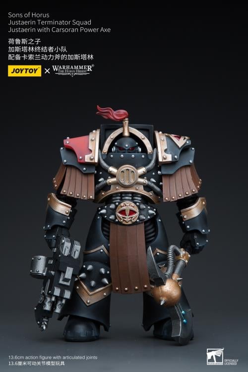 Warhammer: The Horus Heresy Sons of Horus Justaerin Terminator Squad Justaerin with Carsoran Power Axe 1/18 Scale Action Figure Gallery Image 3