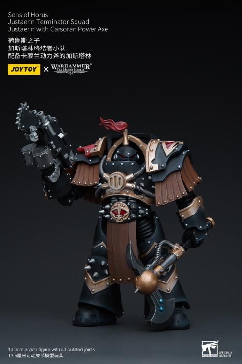 Warhammer: The Horus Heresy Sons of Horus Justaerin Terminator Squad Justaerin with Carsoran Power Axe 1/18 Scale Action Figure Gallery Image 4