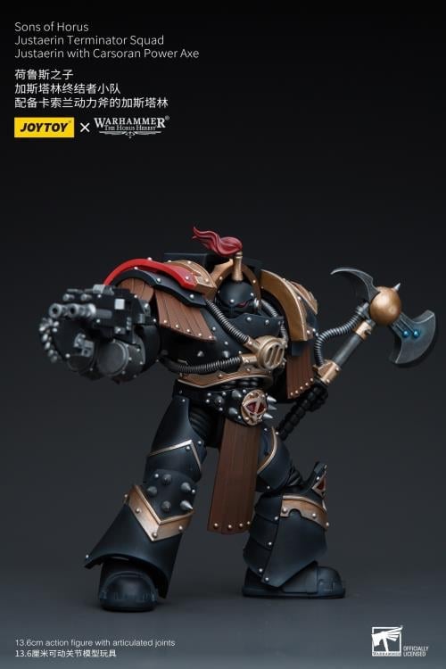 Warhammer: The Horus Heresy Sons of Horus Justaerin Terminator Squad Justaerin with Carsoran Power Axe 1/18 Scale Action Figure Gallery Image 7