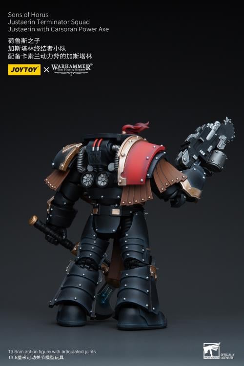 Warhammer: The Horus Heresy Sons of Horus Justaerin Terminator Squad Justaerin with Carsoran Power Axe 1/18 Scale Action Figure Gallery Image 5