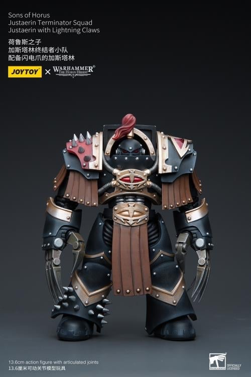 Warhammer: The Horus Heresy Sons of Horus Justaerin Terminator Squad Justaerin with Lightning Claws 1/18 Scale Action Figure Gallery Image 3