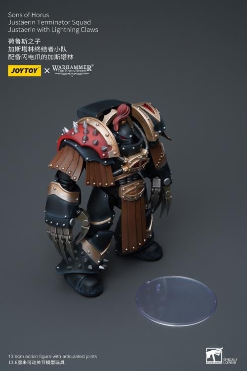 Warhammer: The Horus Heresy Sons of Horus Justaerin Terminator Squad Justaerin with Lightning Claws 1/18 Scale Action Figure Gallery Image 10