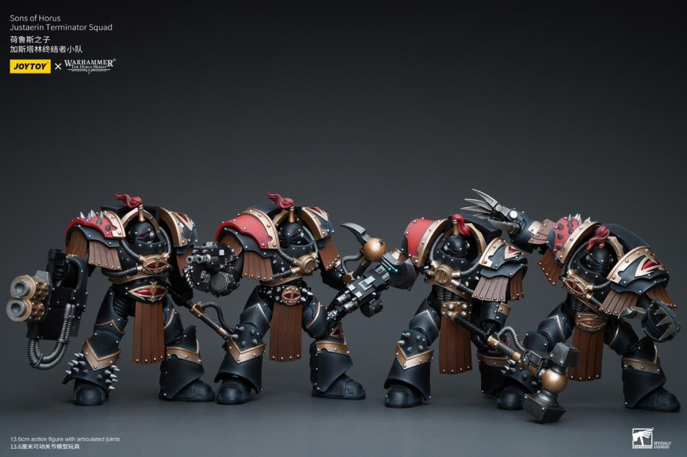 Warhammer: The Horus Heresy Sons of Horus Justaerin Terminator Squad Justaerin with Lightning Claws 1/18 Scale Action Figure Gallery Image 11