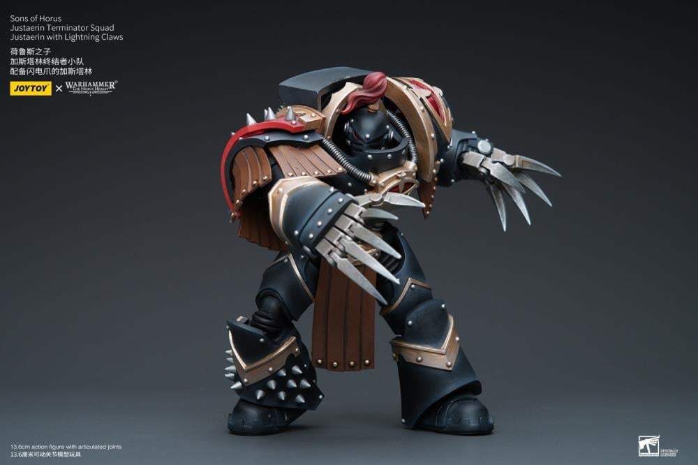 Warhammer: The Horus Heresy Sons of Horus Justaerin Terminator Squad Justaerin with Lightning Claws 1/18 Scale Action Figure Gallery Image 8