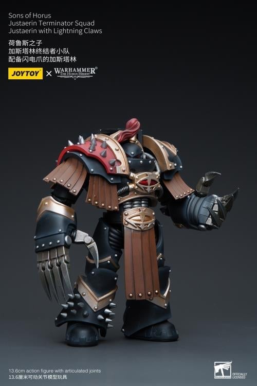 Warhammer: The Horus Heresy Sons of Horus Justaerin Terminator Squad Justaerin with Lightning Claws 1/18 Scale Action Figure Gallery Image 4