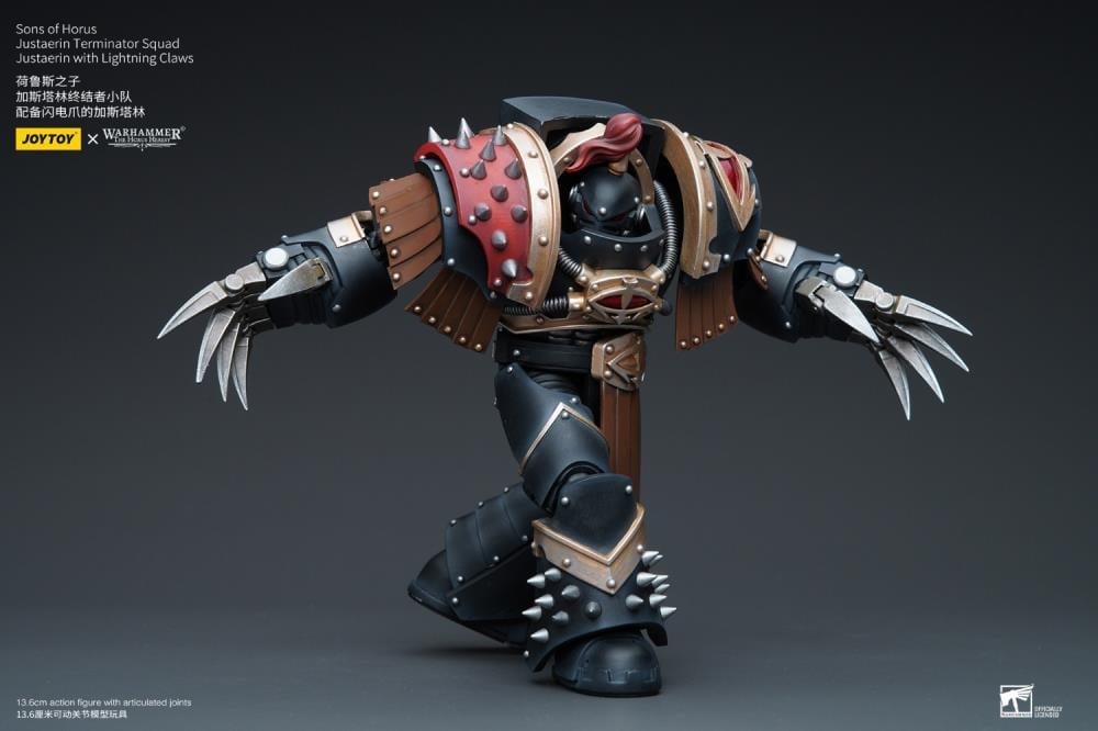 Warhammer: The Horus Heresy Sons of Horus Justaerin Terminator Squad Justaerin with Lightning Claws 1/18 Scale Action Figure Gallery Image 7
