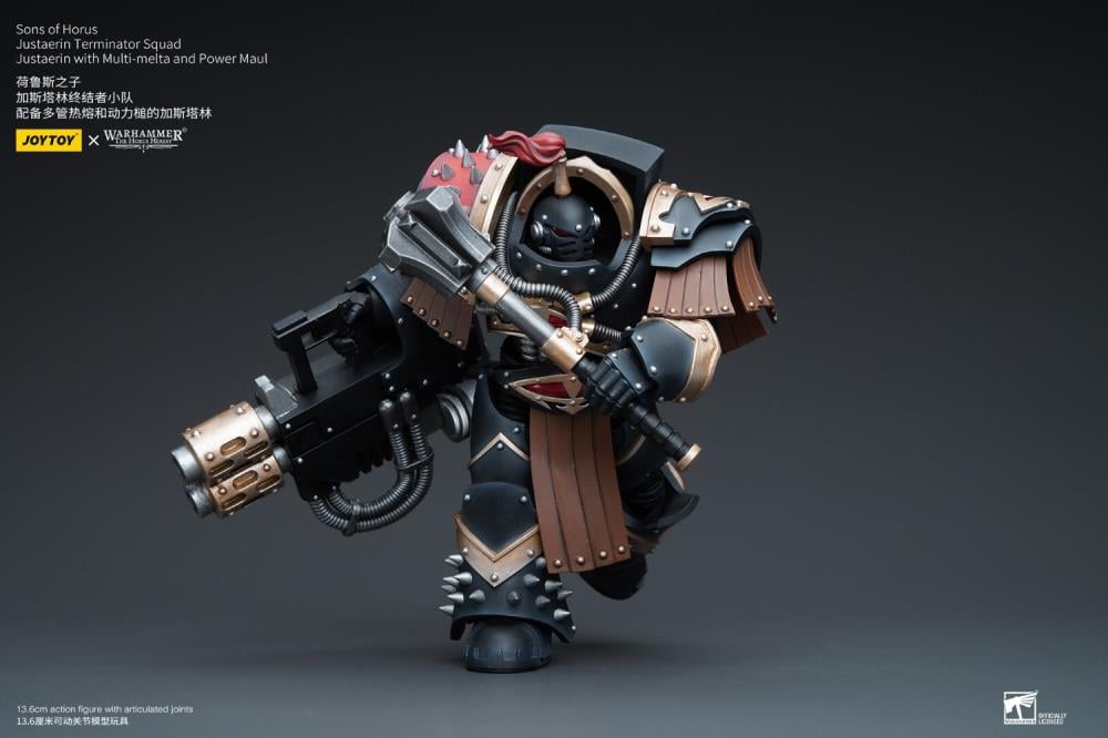 Warhammer: The Horus Heresy Sons of Horus Justaerin Terminator Squad Justaerin with Multi-Melta and Power Maul 1/18 Scale Action Figure Gallery Image 8