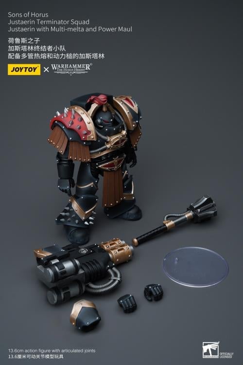 Warhammer: The Horus Heresy Sons of Horus Justaerin Terminator Squad Justaerin with Multi-Melta and Power Maul 1/18 Scale Action Figure Gallery Image 10