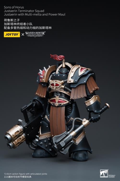 Warhammer: The Horus Heresy Sons of Horus Justaerin Terminator Squad Justaerin with Multi-Melta and Power Maul 1/18 Scale Action Figure Gallery Image 4