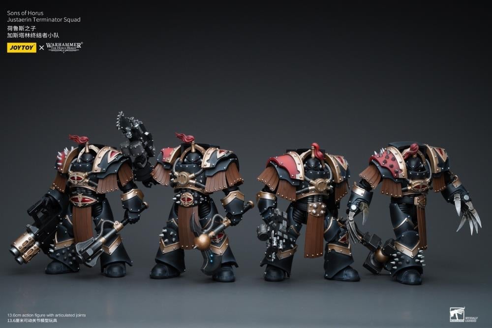 Warhammer: The Horus Heresy Sons of Horus Justaerin Terminator Squad Justaerin with Multi-Melta and Power Maul 1/18 Scale Action Figure Gallery Image 11