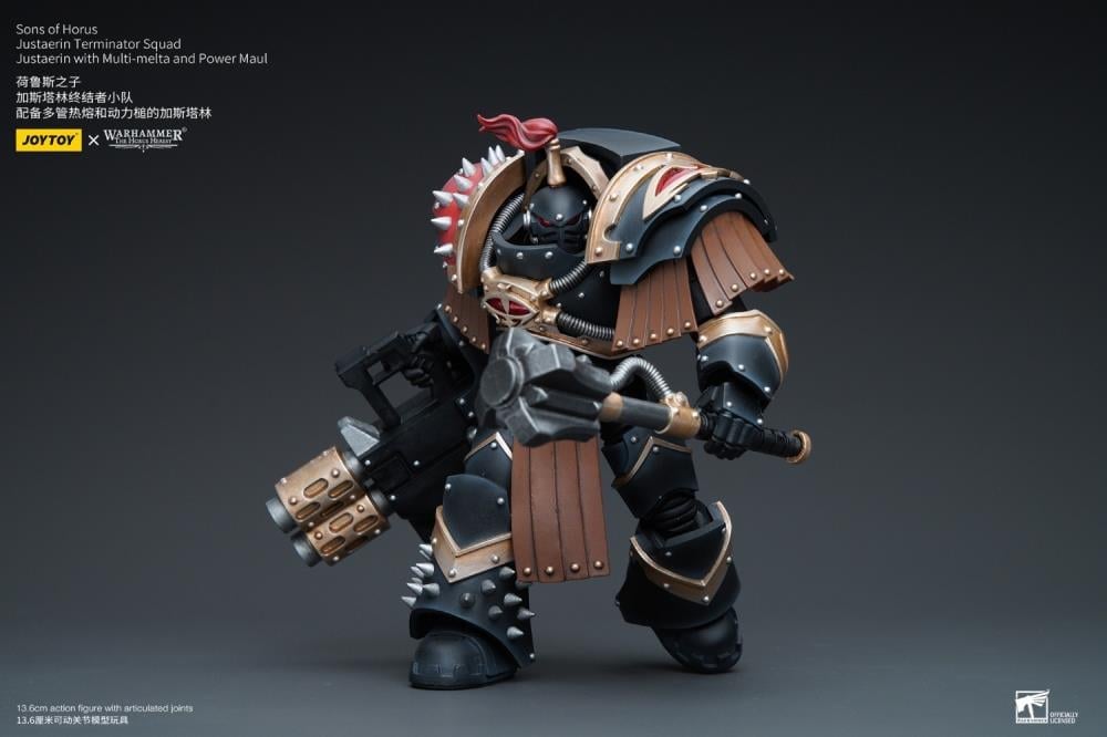 Warhammer: The Horus Heresy Sons of Horus Justaerin Terminator Squad Justaerin with Multi-Melta and Power Maul 1/18 Scale Action Figure Gallery Image 9