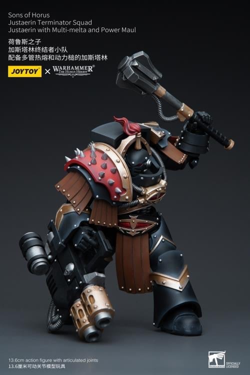 Warhammer: The Horus Heresy Sons of Horus Justaerin Terminator Squad Justaerin with Multi-Melta and Power Maul 1/18 Scale Action Figure Gallery Image 5