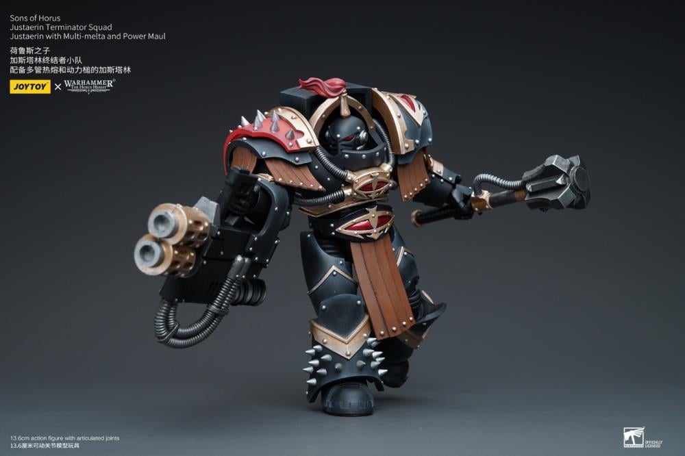 Warhammer: The Horus Heresy Sons of Horus Justaerin Terminator Squad Justaerin with Multi-Melta and Power Maul 1/18 Scale Action Figure Gallery Image 7