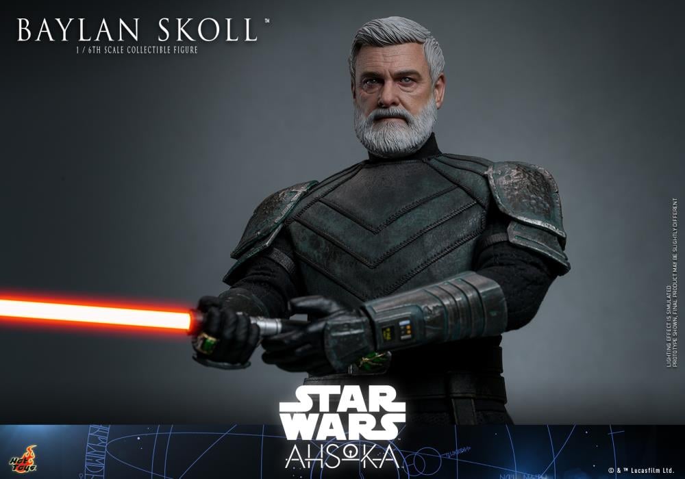 Star Wars: Ahsoka TMS125 Baylan Skoll 1/6th Scale Collectible Figure Gallery Image 9