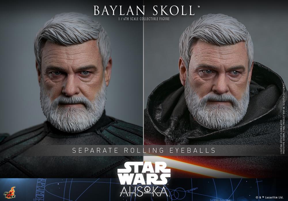 Star Wars: Ahsoka TMS125 Baylan Skoll 1/6th Scale Collectible Figure Gallery Image 8