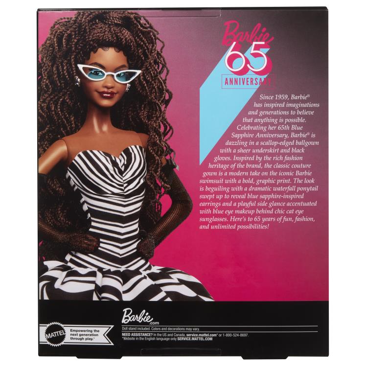 Barbie Signature 65th Anniversary Barbie Doll (Brunette Hair)