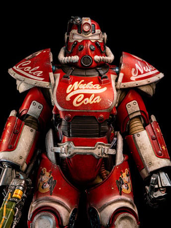 Fallout T-51 Power Armor (Nuka Cola) 1/6 Scale Figure Gallery Image 2