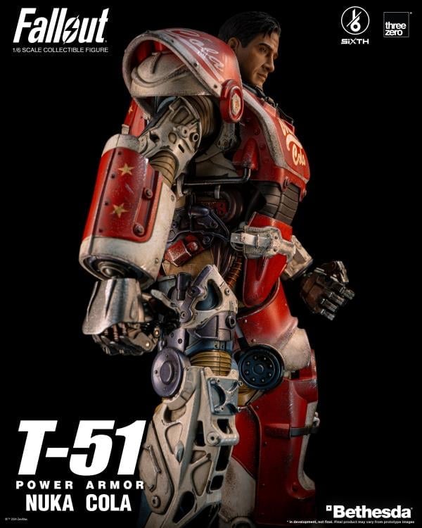 Fallout T-51 Power Armor (Nuka Cola) 1/6 Scale Figure Gallery Image 17