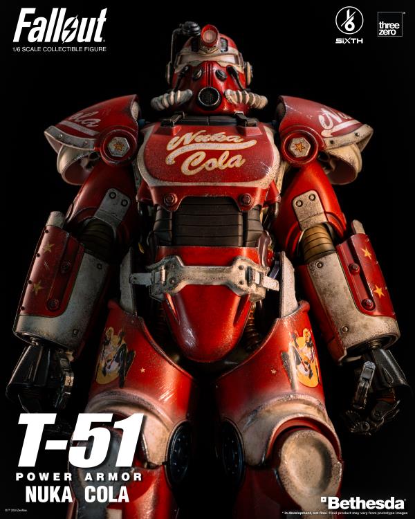 Fallout T-51 Power Armor (Nuka Cola) 1/6 Scale Figure Gallery Image 7