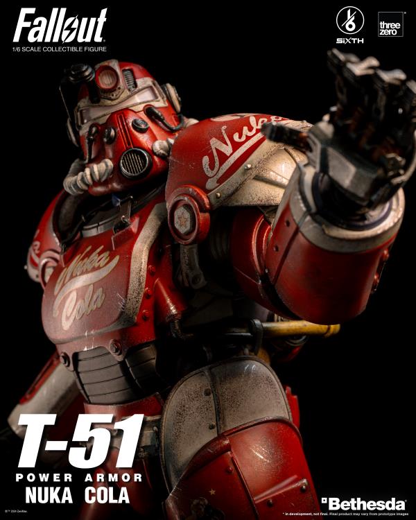 Fallout T-51 Power Armor (Nuka Cola) 1/6 Scale Figure Gallery Image 9