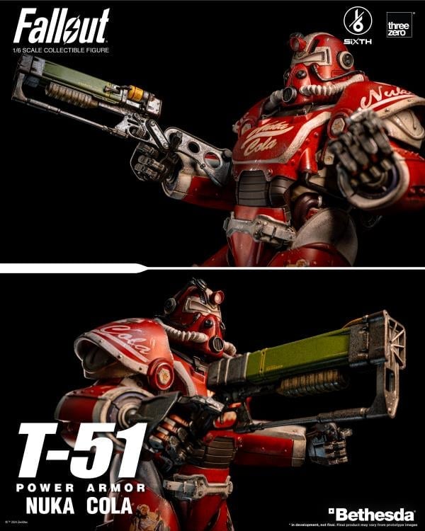 Fallout T-51 Power Armor (Nuka Cola) 1/6 Scale Figure Gallery Image 13