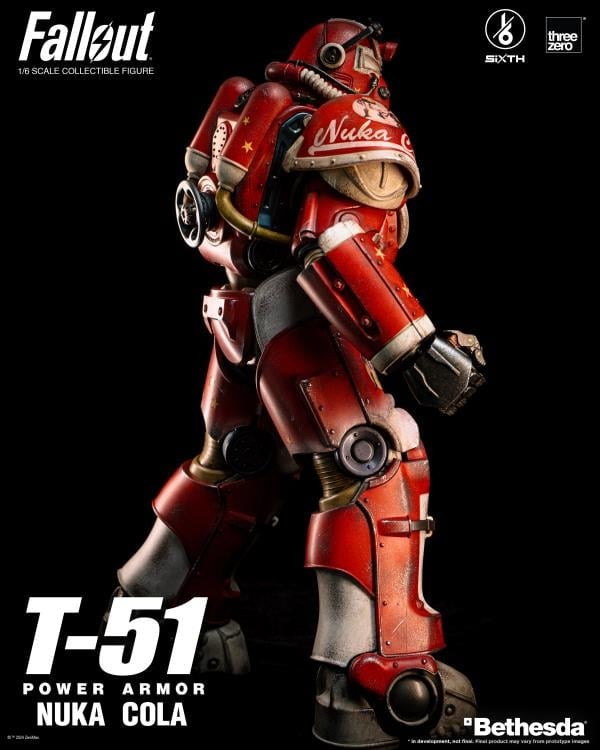 Fallout T-51 Power Armor (Nuka Cola) 1/6 Scale Figure Gallery Image 6