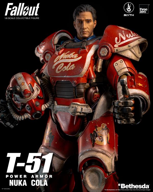 Fallout T-51 Power Armor (Nuka Cola) 1/6 Scale Figure Gallery Image 15
