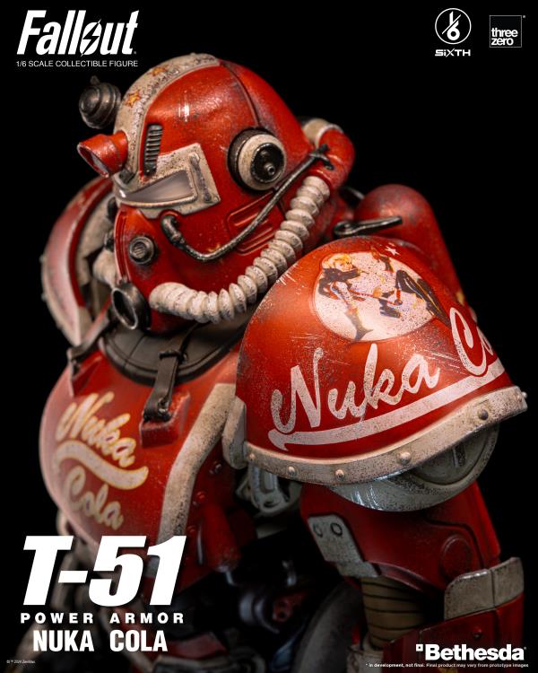 Fallout T-51 Power Armor (Nuka Cola) 1/6 Scale Figure Gallery Image 10