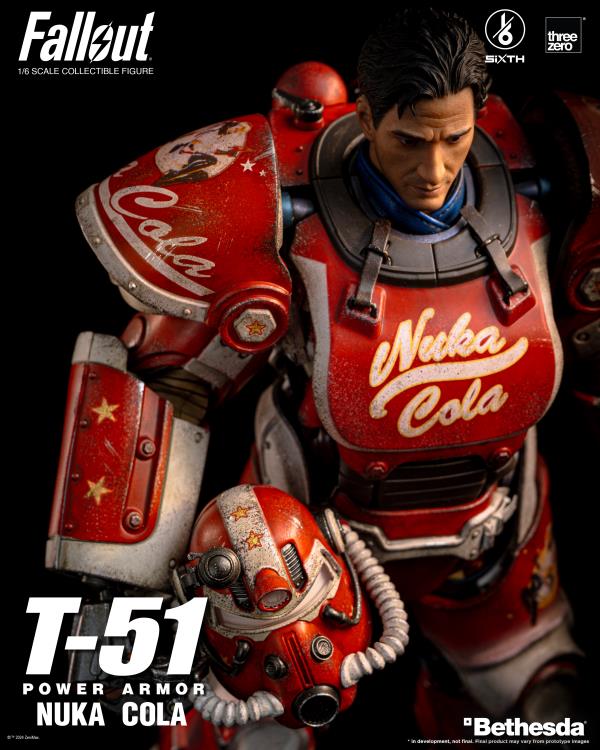 Fallout T-51 Power Armor (Nuka Cola) 1/6 Scale Figure
