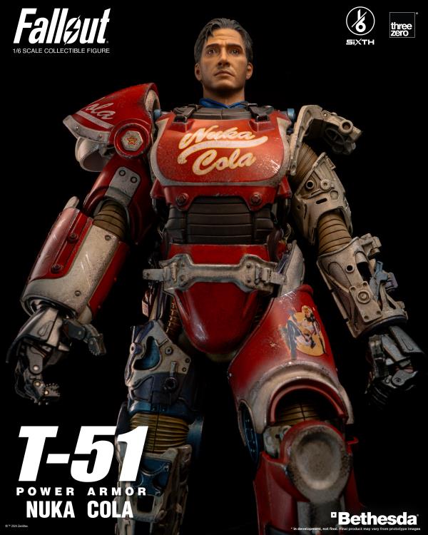 Fallout T-51 Power Armor (Nuka Cola) 1/6 Scale Figure Gallery Image 16