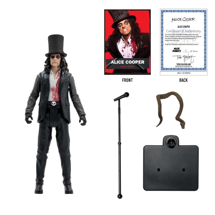 Alice Cooper Music Maniacs 6" Limited Edition Figure Gallery Image 9