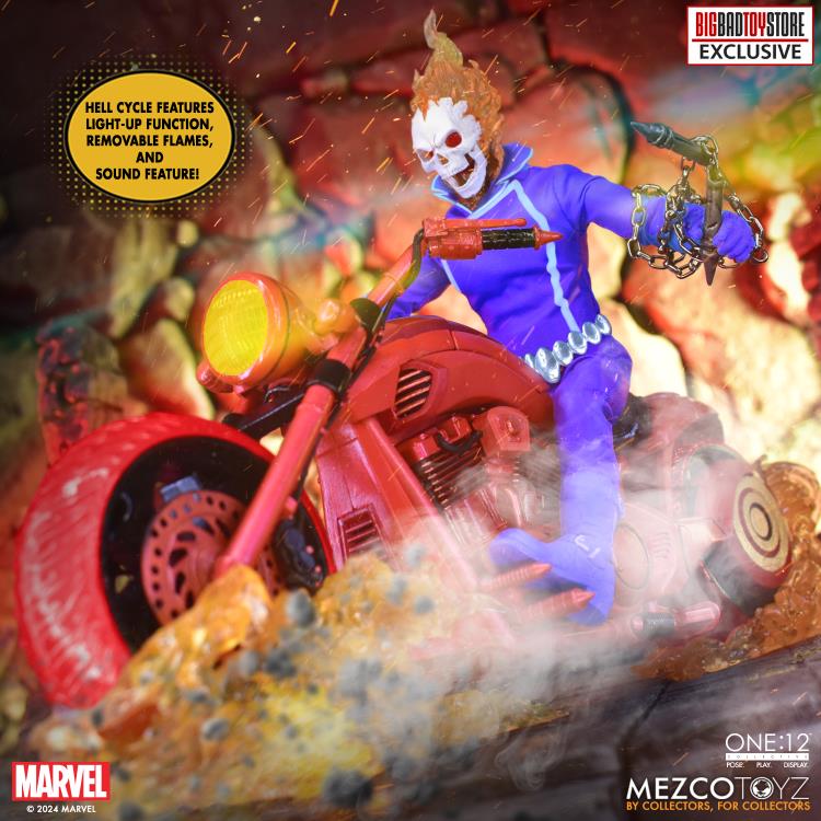 Ghost Rider One:12 Collective Marvel's Ghost Rider & Hell Cycle