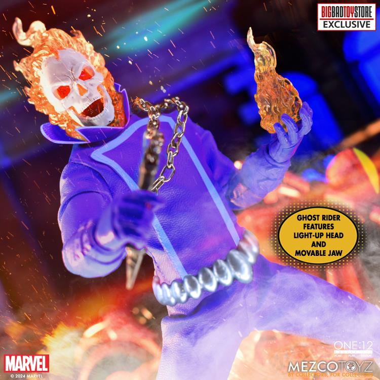 Ghost Rider One:12 Collective Marvel's Ghost Rider & Hell Cycle (Vengeance Edition) BBTS Exclusive Set Gallery Image 8