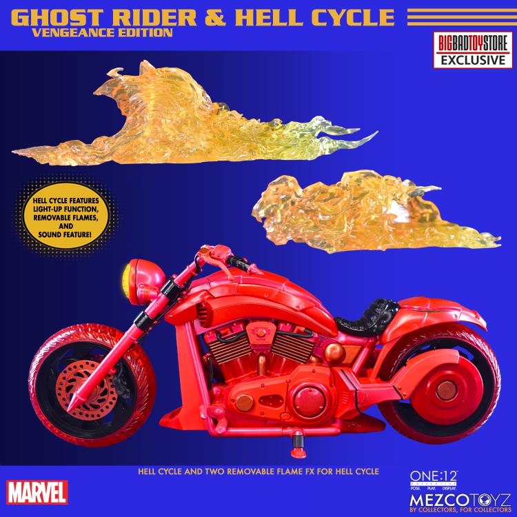 Ghost Rider One:12 Collective Marvel's Ghost Rider & Hell Cycle