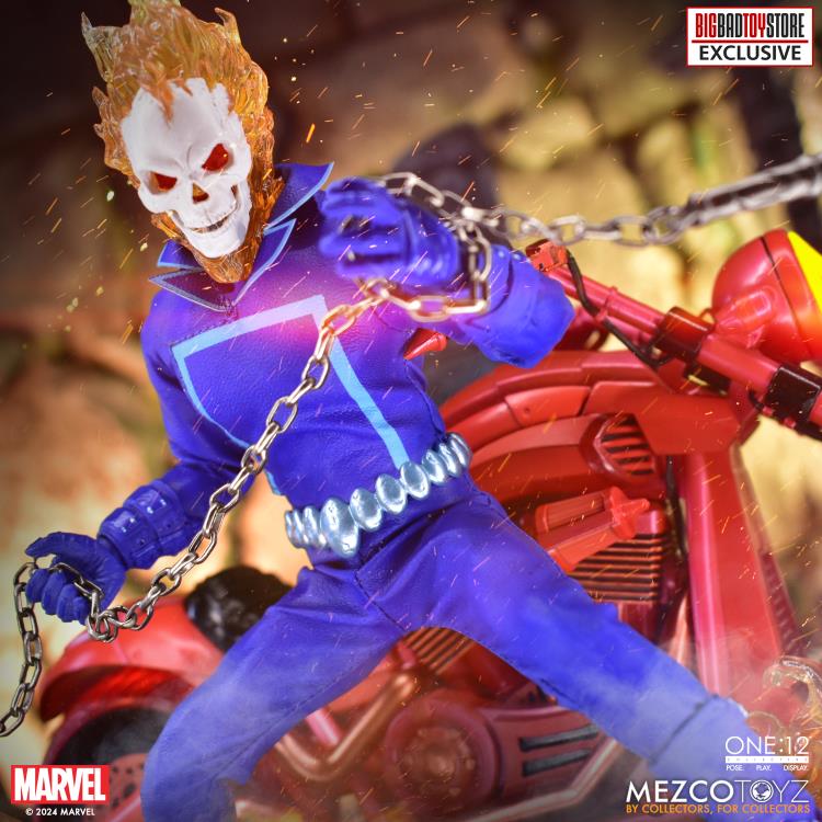 Mezco Toyz One:12 ゴーストライダー One:12 Collective Ghost Rider & Hell Cycle Set | Mezco Toyz
