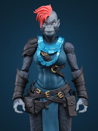 Animal Warriors of The Kingdom Primal Collection Series 2 Lady Jadoo Gallery Image 2