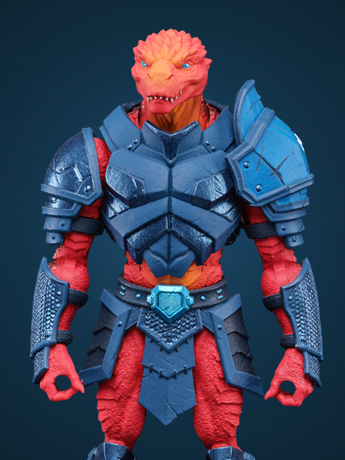 Animal Warriors of The Kingdom Primal Collection Series 2 House Varanidae Heavy Infantry Gallery Image 2