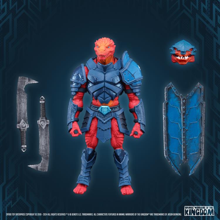 Animal Warriors of The Kingdom Primal Collection Series 2 House Varanidae Heavy Infantry Gallery Image 3
