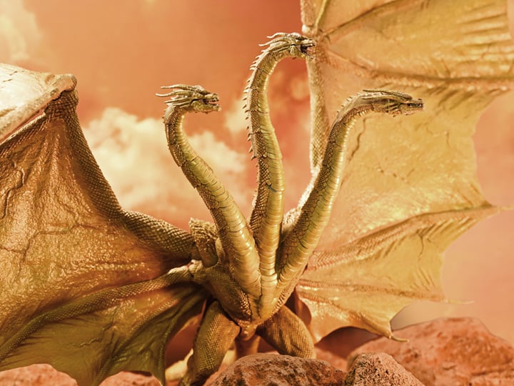 Godzilla: King of the Monsters King Ghidorah (Gravity Beam Ver.) PX Previews Exclusive Action Figure Gallery Image 1