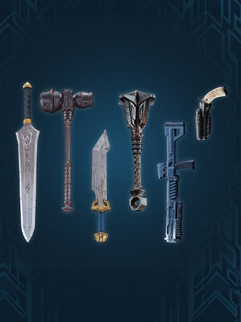 Animal Warriors of The Kingdom Primal Collection Series 2 Bone Crusher Weapon Set Gallery Image 2