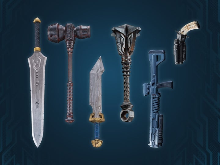 Animal Warriors of The Kingdom Primal Collection Series 2 Bone Crusher Weapon Set Gallery Image 1