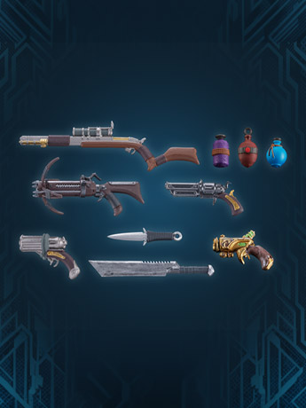 Animal Warriors of The Kingdom Primal Collection Series 2 Assassins Weapon Set Gallery Image 2