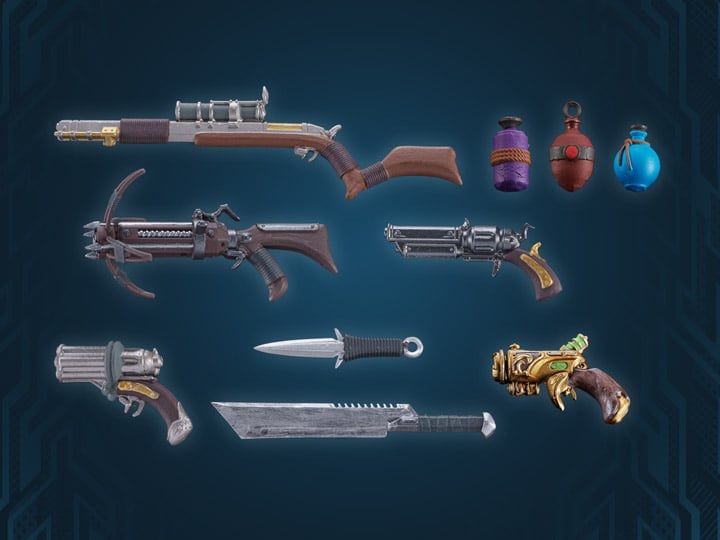Animal Warriors of The Kingdom Primal Collection Series 2 Assassins Weapon Set Gallery Image 1