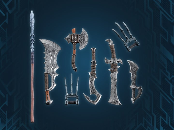 Animal Warriors of The Kingdom Primal Collection Series 2 Cold Blooded Weapon Set Gallery Image 1