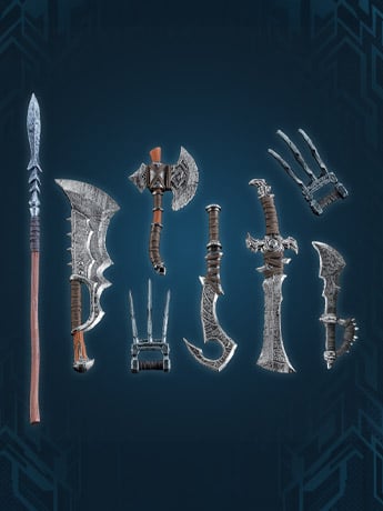 Animal Warriors of The Kingdom Primal Collection Series 2 Cold Blooded Weapon Set Gallery Image 2