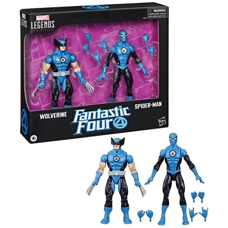 Fantastic Four Marvel Legends Spider-Man & Wolverine (FF4 Deco