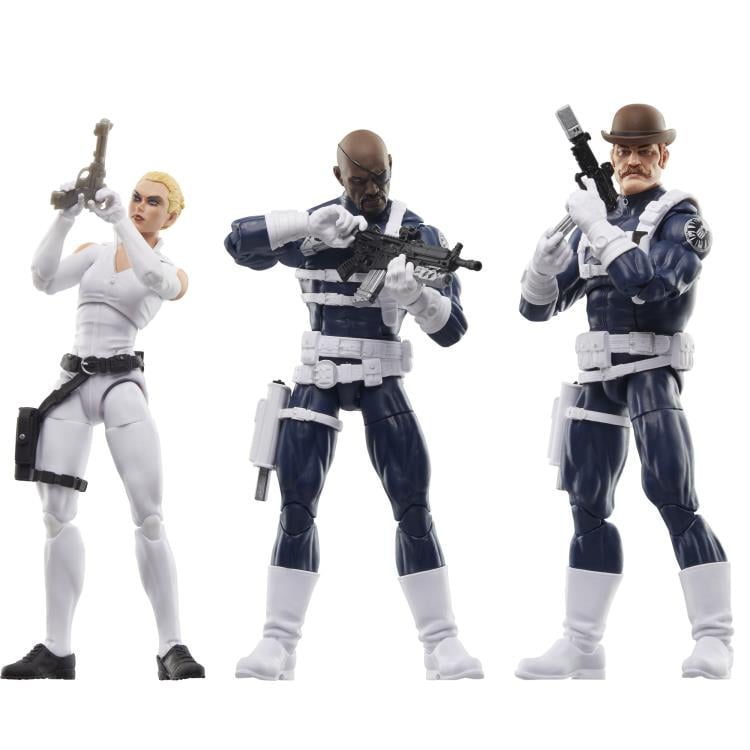 Captain America Marvel Legends S.H.I.E.L.D. Action Figure Three-Pack