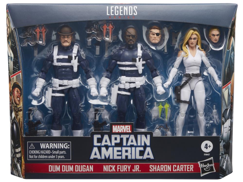 マーベルレジェンド・シールド3パックセット Captain America Marvel Legends S.H.I.E.L.D. Action Figure Three-Pack