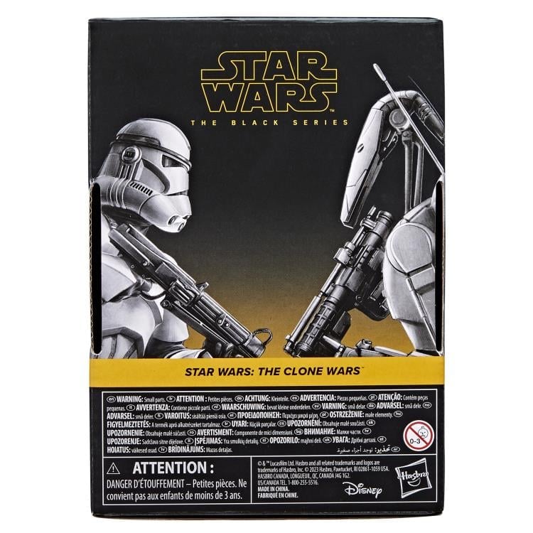 Star Wars: The Black Series 6" Phase II Clone Trooper & Battle Droid Two-Pack (The Clone Wars) Gallery Image 12
