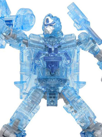 Transformers: Rise of the Beasts BD-06 Deluxe Class Mirage (Clear Ver.) Exclusive Gallery Image 2